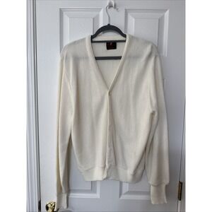 Arnold Palmer Robert Bruce  80s Vintage USA Made Union Cardigan Sweater